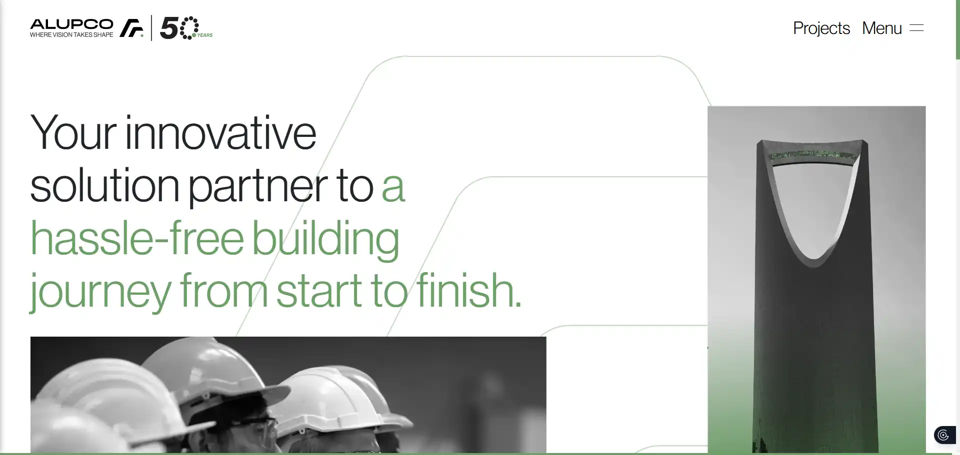 ALUPCO official website homepage – The industry gold standard for aluminum extrusion and architectural trims in Saudi Arabia.